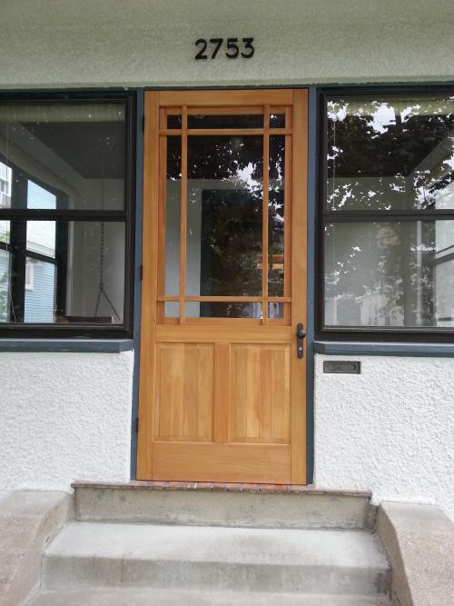 Wood Storm Door Metropolis